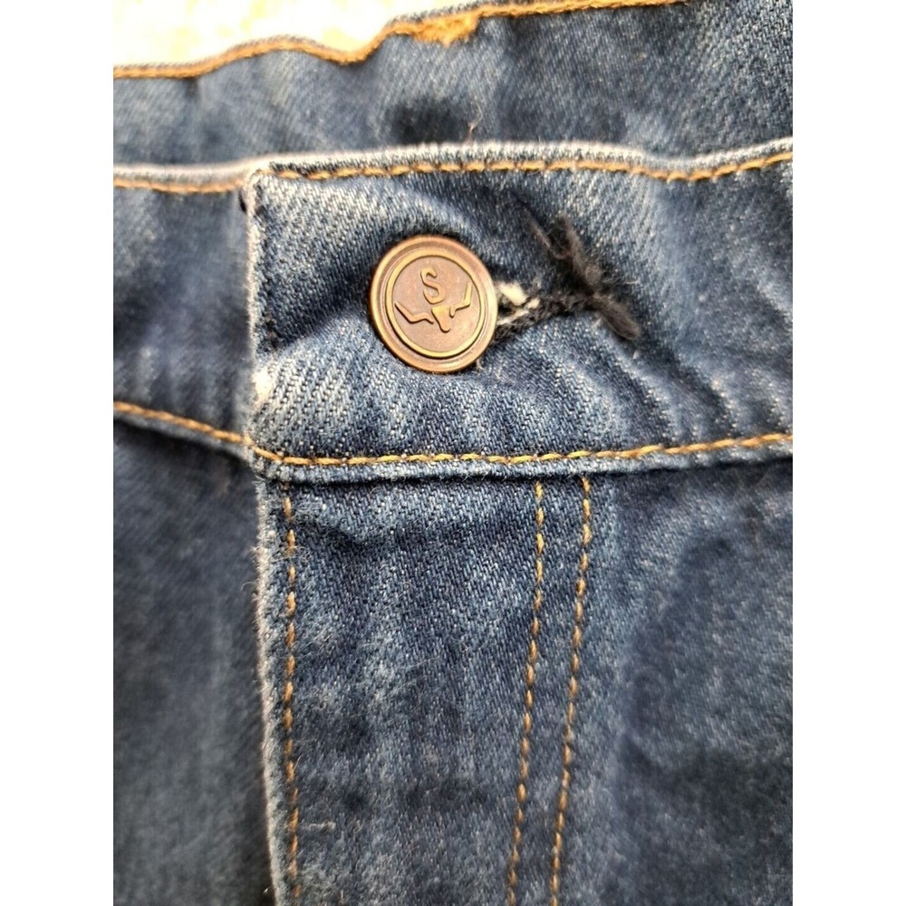 Vintage Sheplers Jeans Mens 30x33 Blue Straight Denim USA Western Rodeo Cowboy - Picture 2 of 8